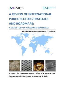 [A] A Review of International Public Sector Strategies and Roadmaps: A Case Study in Advanced Materials