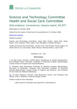 [B] Transcript of House of Commons select committee