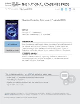 [E] Quantum Computing: Progress and Prospects Chapter 5 - Essential Hardware Components of a Quantum Computer