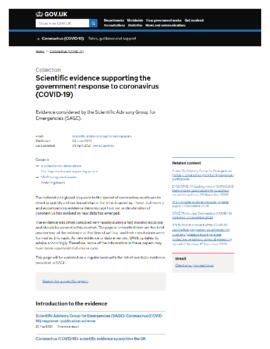 [B] Summary of scientific evidence supporting the UK government response to coronavirus, 26 June 2020.pdf