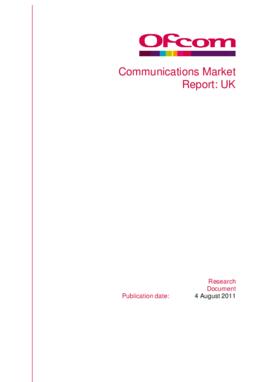 Ofcom 2011 Communications Market Report UK