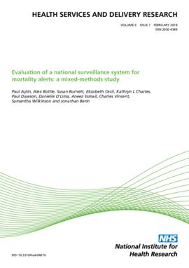 [E] Evaluation of a national surveillance system for mortality alerts: a mixed-methods study
