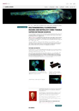 [D] Multidimensional Fluorescence Imaging and Metrology using Tunable Supercontinuum Sources