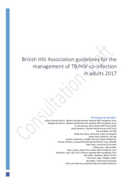 [Dii] British HIV association guidelines for the management of TB HIV co-infection in adults updated 2019.pdf