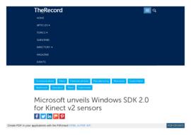 I6-Microsoft Windows SDK for Kinect v2 sensors.pdf